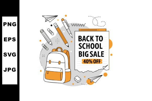 Back to School Big Sale Promotion with O Graphics