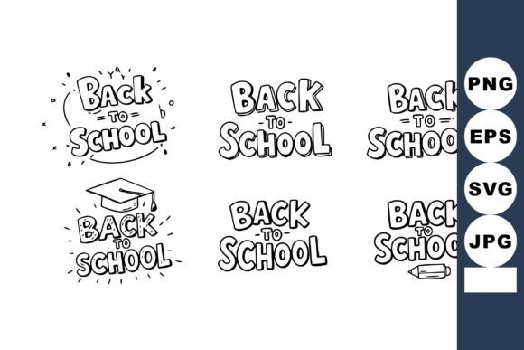 Back to School Doodle Graphics & Illustrations