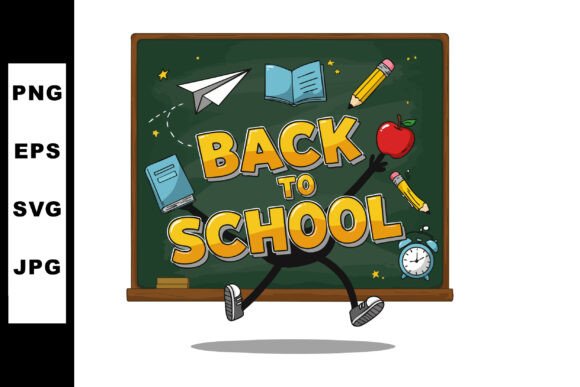 Back to School Education Concept with Ch Graphics