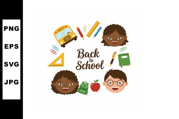 Back to School Education Elements with D Graphics