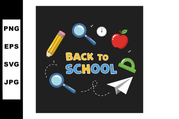 Back to School Education Supplies Pencil Graphics