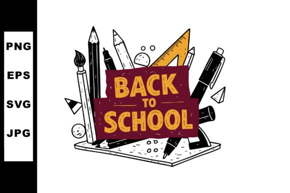 Back to School Education Supplies with P Graphics