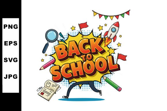 Back to School Education Theme with Colo Graphics