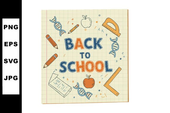 Back to School Education Themed Doodles: Graphics & Illustrations