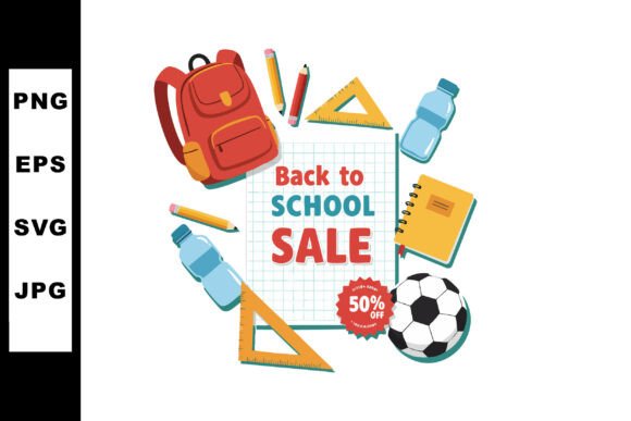 Back to School Sale Graphics & Illustrations