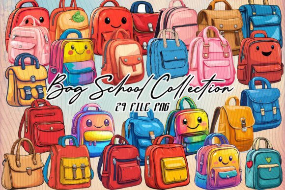 Hello School Backpack Graphics & Illustrations